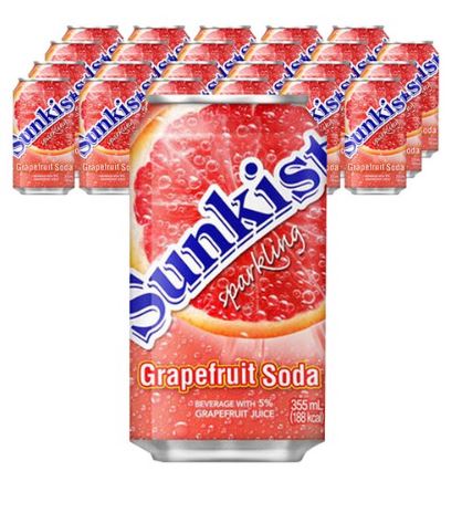 Sunkist sparkLing썬키스트 스파클링 자몽소다