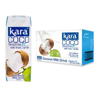 KARACOCO กะทิ/เครื่องดื่มน้ำกะทิ 코코넛밀크250ML x12팩, 1box