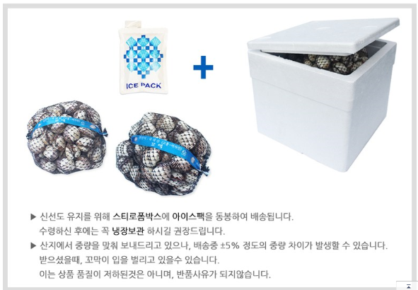 자연산 꼬막 3kg_1box